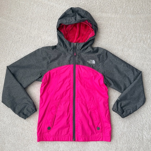 The North Face Other - The North Face Fuchsia and Charcoal Jacket